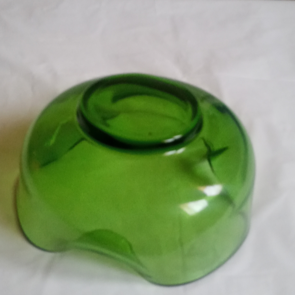 Final PriceVintage Carnival green bowl set - Picture 4 of 5